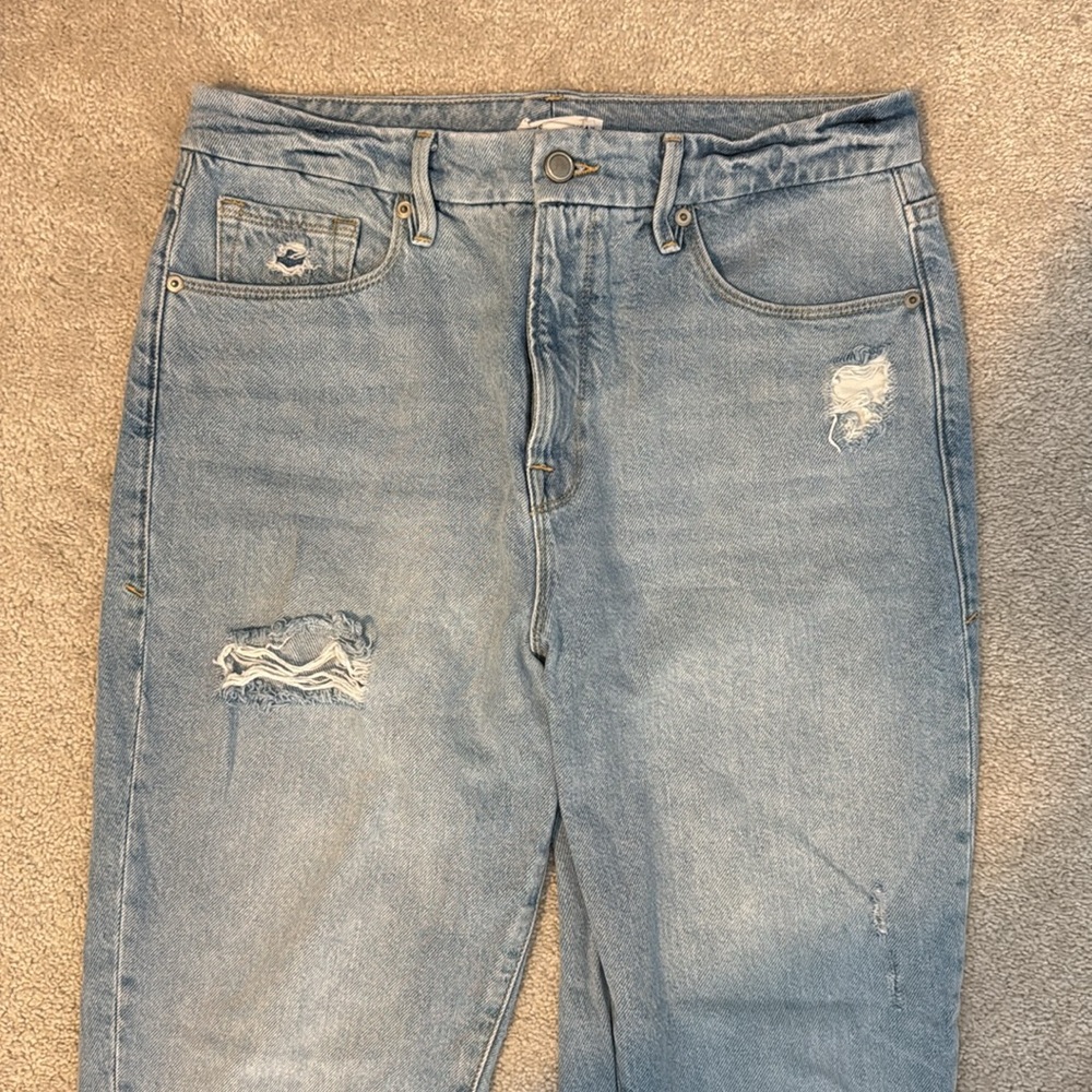 Good American 8/29 cropped denim jeans ๐ - Picture 2 of 6